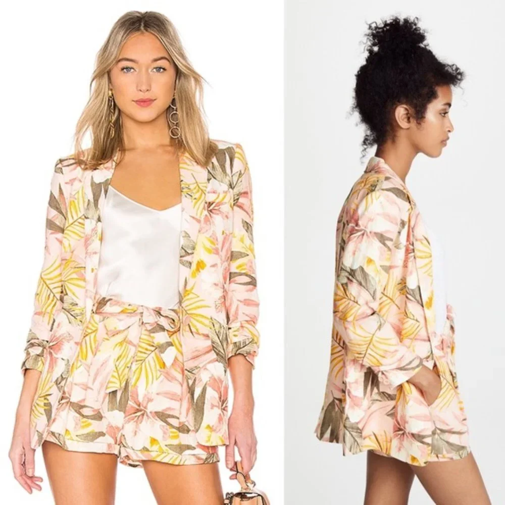 JOIE Size 0 $298 BLAZER!!!! Florals - Picture 2 of 8